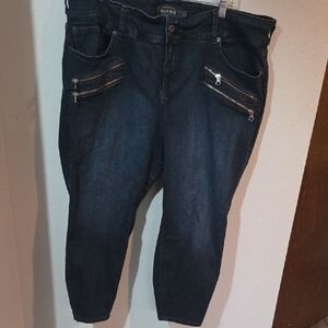 Torrid Women's Ankle Jeans with Zipper Accents